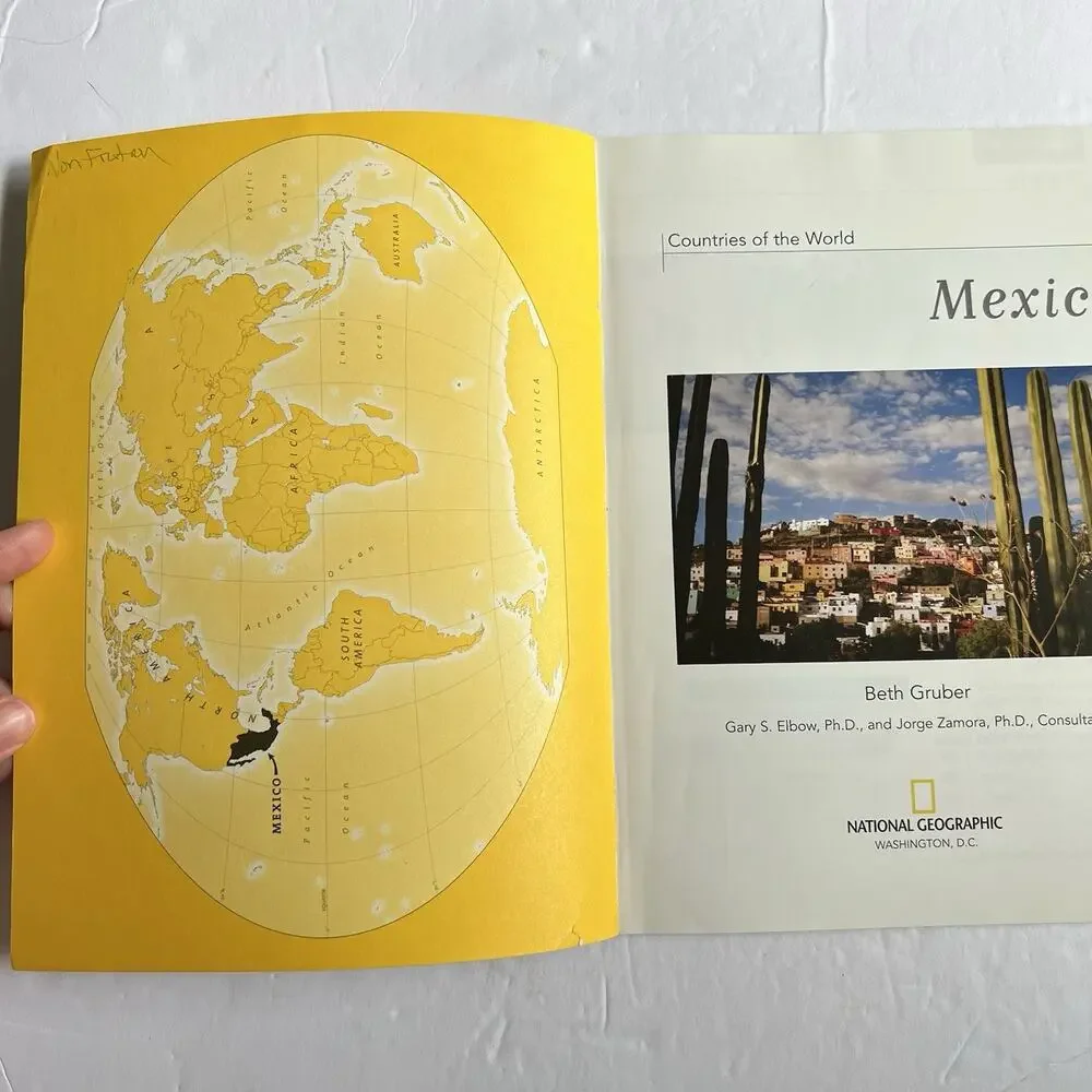 National Geographic Countries of the World Mexico By Beth Gruber Paperback Book
